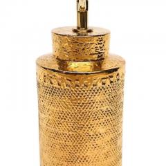  Bitossi Bitossi Lamp Ceramic 24K Metallic Gold Textured - 3535693