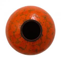  Bitossi Bitossi Raymor Vase Ceramic Orange Brown Signed - 2743758