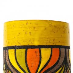  Bitossi Bitossi Rosenthal Netter Vase Ceramic Onion Yellow Orange Brown Signed - 3897029