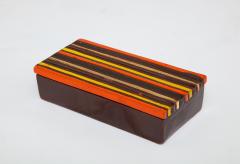  Bitossi Bitossi Striped Ceramic Box Signed - 1150388