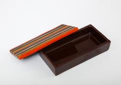  Bitossi Bitossi Striped Ceramic Box Signed - 1150392