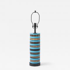  Bitossi Bitossi Turquoise Gold Striped Lamp - 4809982