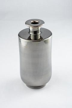  Bitossi Bitossi Vase Ceramic Metallic Silver Chrome - 2743751