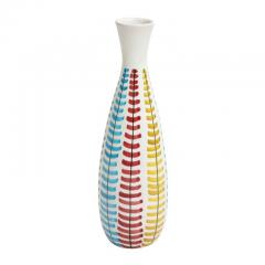  Bitossi Bitossi Vase Ceramic Red Green Blue and Yellow Signed - 2765650