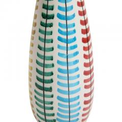  Bitossi Bitossi Vase Ceramic Red Green Blue and Yellow Signed - 2765652