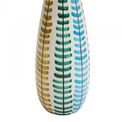  Bitossi Bitossi Vase Ceramic Red Green Blue and Yellow Signed - 2765655