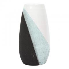  Bitossi Bitossi Vase Ceramic White Green and Black Signed - 2743736