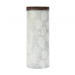  Bitossi Bitossi Vase Ceramic White and Brown Signed - 2743592