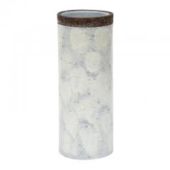  Bitossi Bitossi Vase Ceramic White and Brown Signed - 2743593