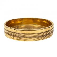  Bitossi Bitossi for Berkeley House Ashtray Brushed Gold Signed - 2743492