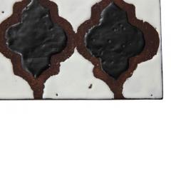  Bitossi Bitossi for Raymor Box Ceramic White Black and Brown Signed - 2743965