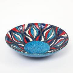  Bitossi Bitossi for Rosenthal Netter Bowl Ceramic Blue Onion Pattern Signed - 4549378