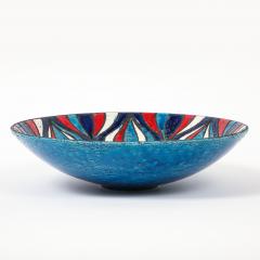  Bitossi Bitossi for Rosenthal Netter Bowl Ceramic Blue Onion Pattern Signed - 4549385