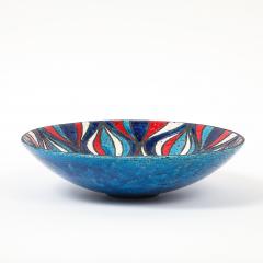  Bitossi Bitossi for Rosenthal Netter Bowl Ceramic Blue Onion Pattern Signed - 4549387