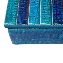  Bitossi Bitossi for Rosenthal Netter Box Ceramic Blue Stripes Signed - 2777067