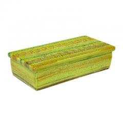  Bitossi Bitossi for Rosenthal Netter Box Ceramic Chartreuse Signed - 2743778