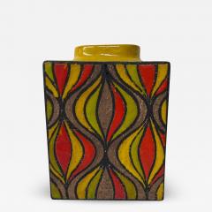  Bitossi Bitossi for Rosenthal Netter Ceramic Vase Onion Pattern Earth Tones Mid Century - 2541276