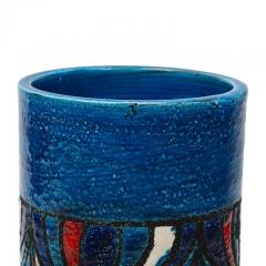  Bitossi Bitossi for Rosenthal Netter Vase Ceramic Blue Red White Onion - 2743680