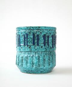  Bitossi Glazed Ceramic Vase in the Mannero of Bitossi Italy c 1970 - 3928814