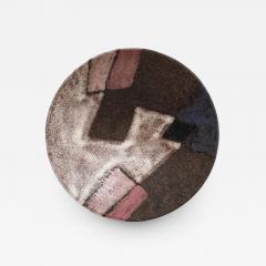  Bitossi Italian Ceramic Bowl Abstract Geometric White Blue Pink Signed - 3536286