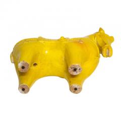  Bitossi Large Bitossi Horse Ceramic Yellow Signed - 2744136