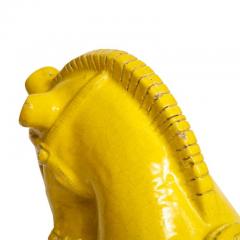  Bitossi Large Bitossi Horse Ceramic Yellow Signed - 2744143