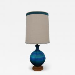  Bitossi Large Blue Green Ceramic Table Lamp by Bitossi - 2991255