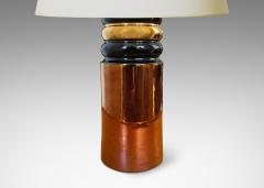  Bitossi Pair of Table Lamps in Copper Luster by Bitossi Ceramiche - 3811911