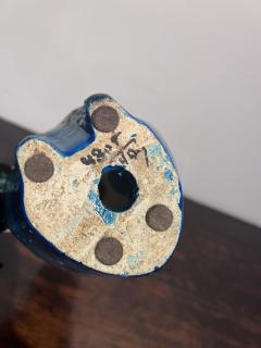  Bitossi Two Blue Glazed Bitossi Ceramic Cats - 2834267