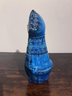  Bitossi Two Blue Glazed Bitossi Ceramic Cats - 2834271