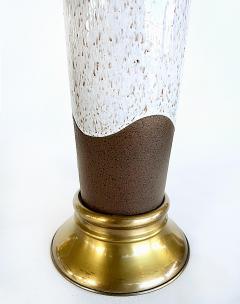  Bitossi Vintage 1980s Two Glaze Ceramic Table Lamps After Bitossi Pair - 4506730