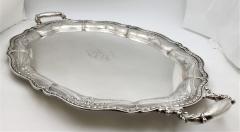  Black Starr Frost Black Starr Frost Sterling Silver Early 20th Century 2 Handled Bar Tray - 3247188