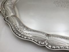  Black Starr Frost Black Starr Frost Sterling Silver Early 20th Century 2 Handled Bar Tray - 3247191