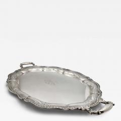  Black Starr Frost Black Starr Frost Sterling Silver Early 20th Century 2 Handled Bar Tray - 3272777