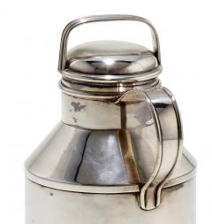  Black Starr Gorham Black Starr Gorham Sterling Silver Bar Cocktail Shaker in MCM Style - 3237218