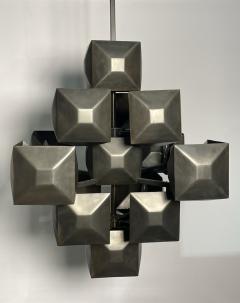  Blackman Cruz Large Blackened Steel Chandelier Made in the USA by Blackman Cruz - 3153185