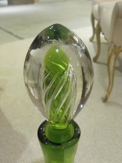  Blenko Glass Co A tall American hand blown glass decanter by Blenko Glassworks - 732880