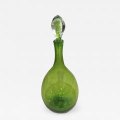  Blenko Glass Co A tall American hand blown glass decanter by Blenko Glassworks - 732997