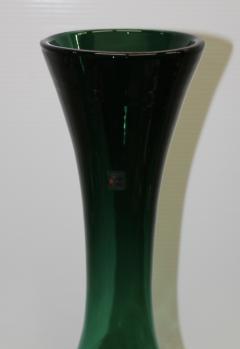  Blenko Glass Co Large Green Glass Vase By Blenko - 767836