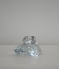  Blenko Glass Co Pair of Hand Blown Glass Bookends - 2110645