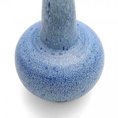  Bo Fajans G STA BOBERG CERAMIC VASE IN IRON BLUE GLAZE FOR BO FAJANS SWEDEN 1940 - 3131854