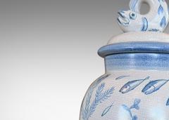  Bo Fajans Monumental Lidded Urn by Eva Jancke Bj rk for Bo - 4701845