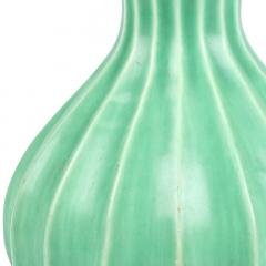  Bo Fajans Nordic Modern Vase in Celadon Glaze by Ewald Dahlskog - 3606628