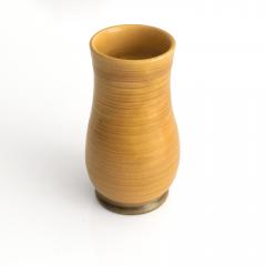  Bo Fajans Scandinavian Modern EWALD DAHLSKOG GOLDEN GLAZED VASE BO FAJANS SWEDEN 1930 - 2465604