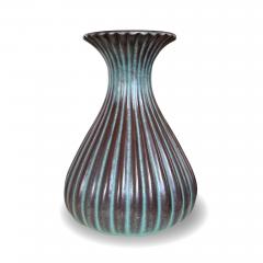  Bo Fajans Selection of Swedish Modern Vases with Lava Glaze by Ewald Dahlskog - 2825529
