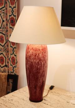  Boch Fr res Keramis Co A Pair of Boch Freres Flambe Glazed Faience Table Lamps 1925 - 3904538