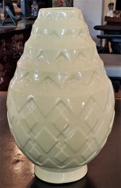  Boch Fr res Keramis Co Art Deco Boch Freres La Louviere Pineapple Vase - 2021701