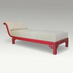  Boet Sweden Exceptional Daybed in Vermillion Lacquer by Otto Schulz for Boet - 1882642