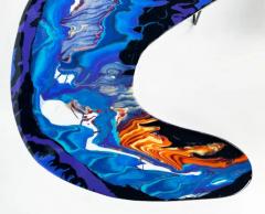  Bohdan Andreas Bohdan Andreas Functional Abstract Wall Art Coffee Table in Hand Painted Epoxy - 3613687