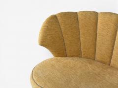  Boman OY Finnish Modern Settee or Sofa Fabric Wood Finland 1940s - 4533611